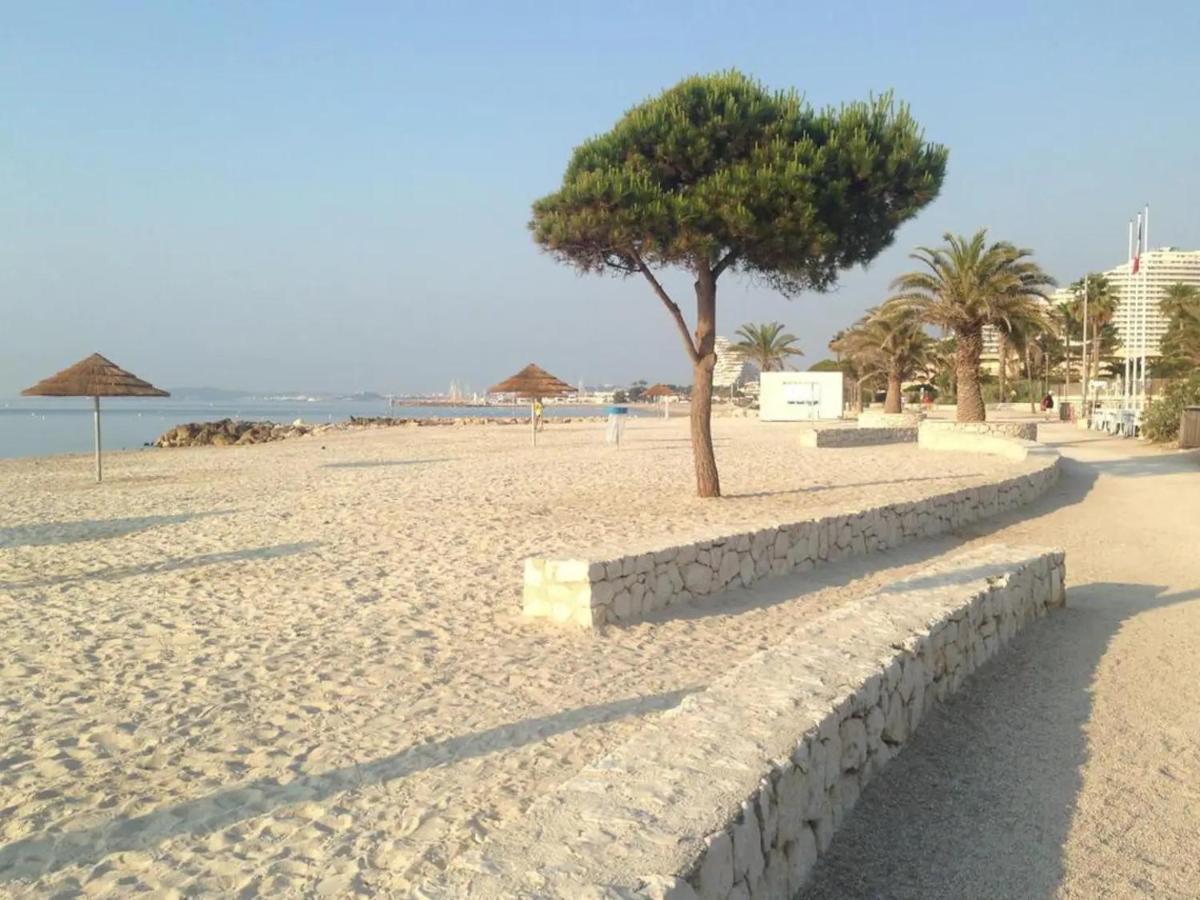 Cote D'azur Joli 50m Plage, Climatisation , Parking. Apartment